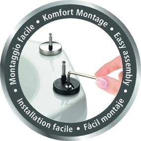 WC-ülőke automatikus záródással 38 x 44,5 cm Menin – Wenko