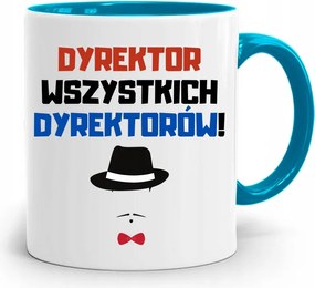 Igazgatónak Kék Bögre Mindenki Igazgatója fényképes nyomtatással