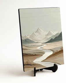 DUBLEZ | Természet ihlette dizájn falikép – Békesség a hegyek ölelésében