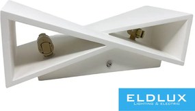 UNIVERSO Gipsz fali lámpa 2xG9 300x105mm IP20 fehér
