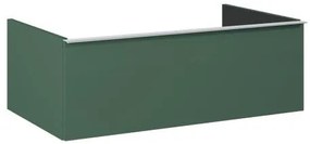 AREZZO design MONTEREY 80 cm-es alsószekrény 1 fiókkal Matt Zöld színben, szifonkivágás nélkül