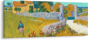 Kép - Vincent van Gogh, Farmhouse in Provence, reprodukciók (120x50 cm)