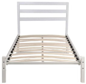 Bella fém ágykeret ajándék ágyráccsal, több méretben és színben-Fehér 90x200 cm-es-fehér