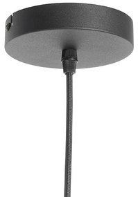 Art Deco lógólámpa fekete aranyszínű üveggel 33 cm - Pallon