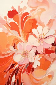 Poszter 61x91,5cm Virágok tánca