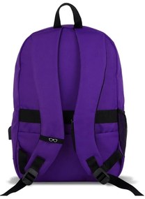 SPECTA Smart Bag lila hátizsák USB csatlakozóval - My Valice