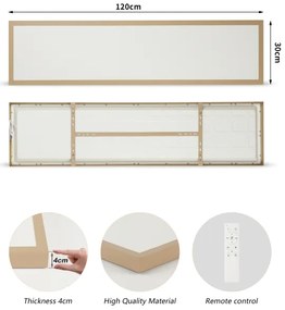 Brilagi-LED dimmelhető fürdőszobai lámpatest FRAME SMART LED/50W/230V 120x30 IP44 + távirányító