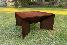 Fokus Kerti tűzrakóhely 50 x 50 x 30 cm, corten CORGARDEN 1016