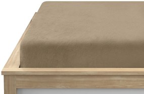 Mikroplüss lepedő SOFT 90x200 cm barna