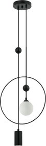 Italux modern függeszték trosti fekete opál itxpnd-428892-bk