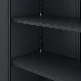 Fém szekrény JAN Compact 1750 x 800 x 400 mm, antracit