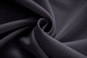 OXFORD sötétszürke függöny 140x250 cm Felfüggesztés: Fém gyűrűk