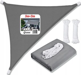 Napvitorla Vízálló Kerti Háromszög Alakú Terasz Erkély 3x3m