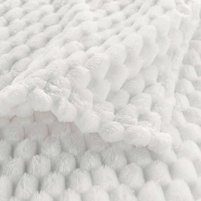 Krémszínű mikroflanel takaró 125x150 cm Mini Frosty – douceur d'intérieur