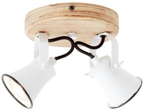 Brilliant - SEED spotlámpa, 2× GU10 / 5 W / 230 V, fehér/bézs