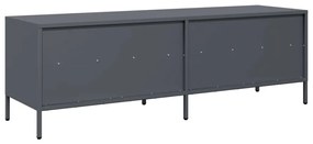 antracit hidegen hengerelt acél TV-szekrény 135x39x43,5 cm
