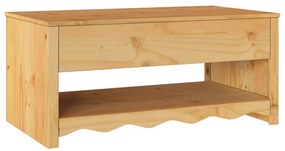Kávézóasztal &quot;DRAMMEN&quot; 99x55x45 cm Tömör fenyő