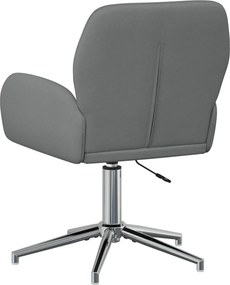 vidaXL Forgós Íróasztali Székek 2 db 54 x 58 x 90 cm Sötétszürke