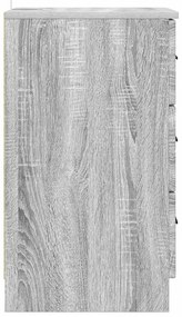 Éjjeliszekrény fiókkal Szürke sonoma 38 x 38 x 66 cm Faanyag