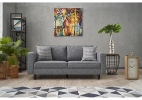 Kétszemélyes kanapé Kale Linen - Szürke