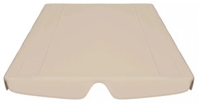 bézs csere ponyva kerti hintaágyhoz 150/130 x 105/70 cm
