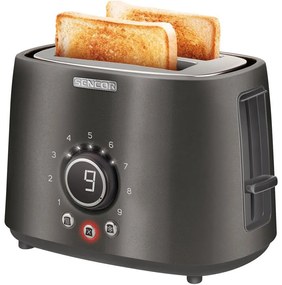 Sencor - 2 szeletes kenyérpirító 1000 W/230 V antracit