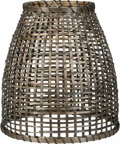 Lámpabúra Mennyezeti Függőlámpához 30cm boho natúr fa