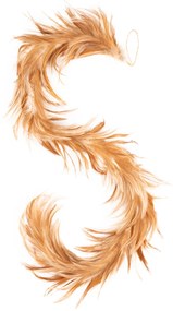 Kakastoll füzér, világosbarna, 95 x10 x 3 cm