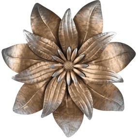 Fém falidísz Virág II, átmérő 35 cm