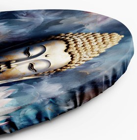 Gario Kerek vászonkép Buddha és a virágok Méret: 40 x 40 cm