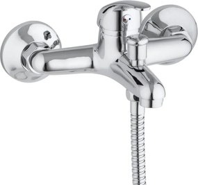 Erga Timo, kádcsaptelep kézizuhany készlettel, króm, ERG-YKA-BW.TIMO-CHR