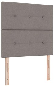 Box Spring Ágy Matraccal Taupe 120x200 cm Szövet