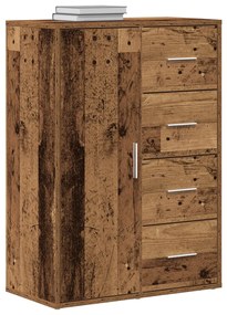 Old Wood Oldal szekrény 60x31x84 cm Mérnöki fa