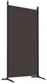 6 paneles barna szövet paraván 520x180 cm