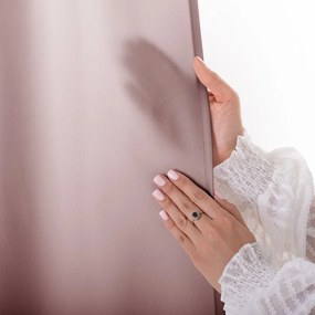 Törtrózsaszín dimout (részleges sötétítő) függöny 140x250 cm Carli Tie – Restilo