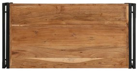 Tömör akácfa dohányzóasztal 100x50x35 cm