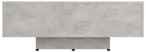 Betonszürke szerelt fa dohányzóasztal 85 x 55 x 31 cm