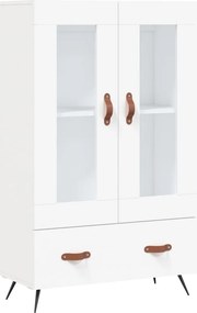 vidaXL fehér szerelt fa magasszekrény 69,5 x 31 x 115 cm