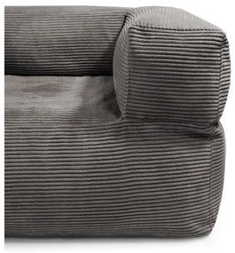 Krémszínű kordbársony babzsákfotel MooG – SLOWDOWN