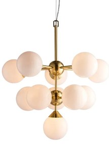 Endon 76500 - Csillár zsinóron OSCAR 11xG9/18W/230V réz