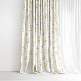 Goldea dekor függöny - sárga rét 180x150 cm