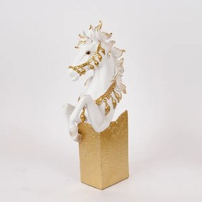 Asztali dekoráció 22x40 cm ló