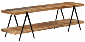 tömör mangófa TV-szekrény 160 x 40 x 50 cm