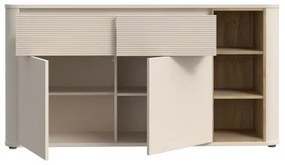 Komód INAR bézs/tölgy