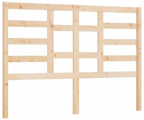 tömör fenyőfa ágyfejtámla 146 x 4 x 104 cm