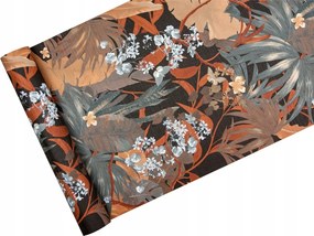 Tapéta Levél Motívum barna színpaletta