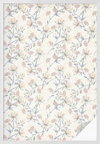 Öntapadós szélvédő furnér Adatvédelem Harmónia virágok 100x146