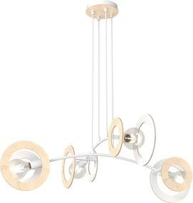Emibig modern skandináv függeszték skiva fehér emi1410/4