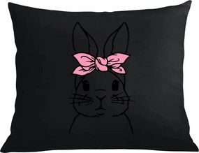 Párna párnahuzat nyomott mintás aranyos nyuszi