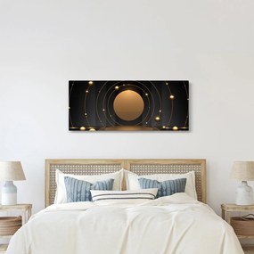 Kép - arany körök (120x50 cm)
